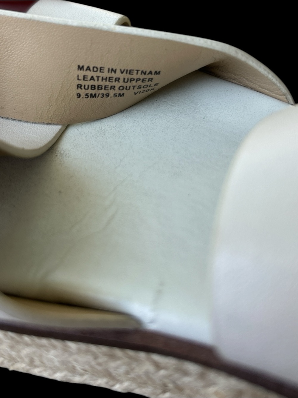 Michael Kors Ivory Sandals with Gold Buckles - Picture 8 of 8